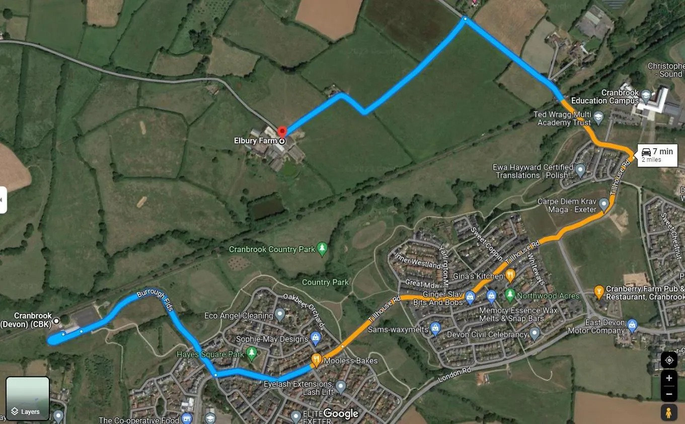 Elbury Farm Annex location